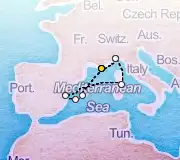 7 Night Toulon to Toulon cruise