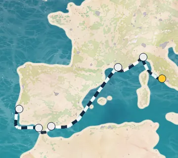 6 Night Rome to Lisbon cruise