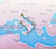 7 Night Venice to Rome cruise