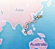28 Night Singapore to Tokyo cruise