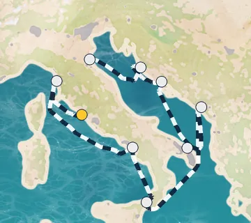 11 Night Rome to Ravenna cruise