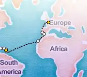 20 Night Paris to Pointe-a-Pitre cruise