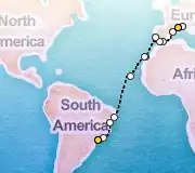 21 Night Marseille to Rio cruise