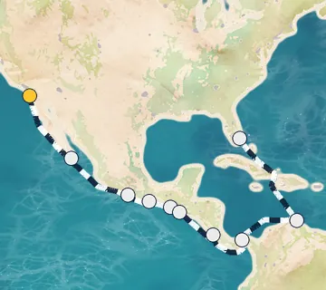 16 Night San Diego to Ft. Lauderdale cruise