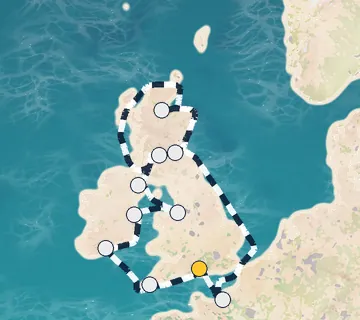 12 Night London to London cruise