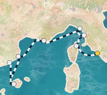 7 Night Rome to Barcelona cruise