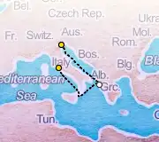 4 Night Venice to Rome cruise