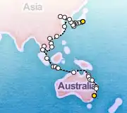 58 Night Tokyo to Sydney cruise