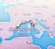 7 Night Barcelona to Rome cruise