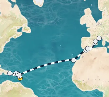 23 Night Fort-de-France to Marseille cruise