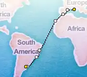 19 Night Rome to Buenos Aires cruise