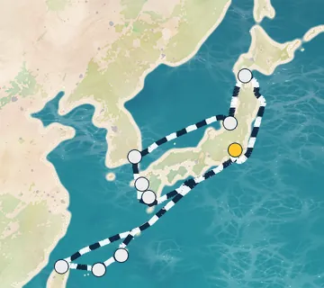 18 Night Tokyo to Tokyo cruise