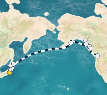 20 Night Tokyo to Vancouver cruise