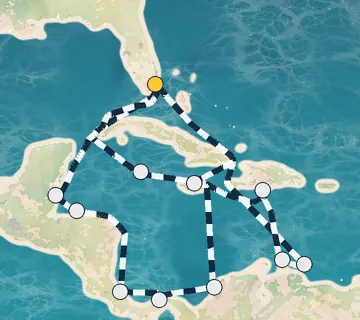 21 Night Miami to Miami cruise