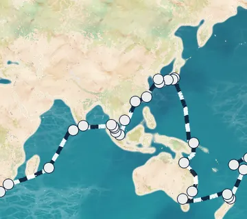 100 Night San Francisco to Rome cruise