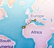 10 Night Las Palmas to Rome cruise