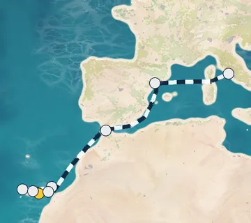 10 Night Las Palmas to Rome cruise