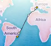 15 Night Marseille to Rio cruise