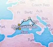 7 Night Palma Mallorca to Barcelona cruise