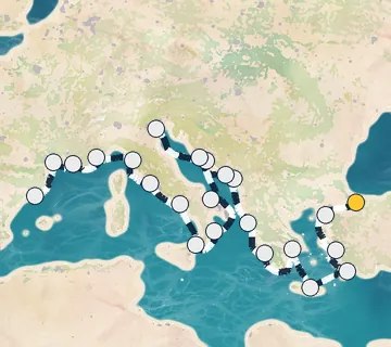 28 Night Istanbul to Barcelona cruise