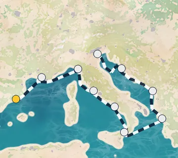 9 Night Barcelona to Venice cruise