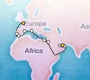 24 Night Dubai to Paris cruise