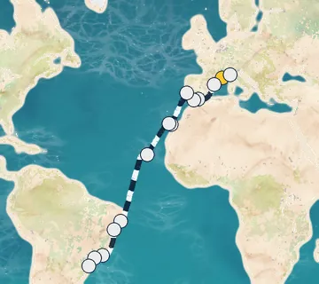 24 Night Marseille to Itajai cruise