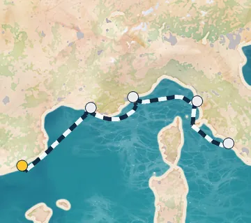 7 Night Barcelona to Rome cruise
