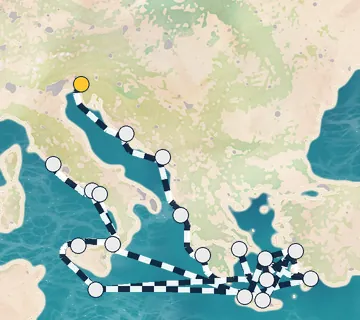 32 Night Monfalcone to Rome cruise