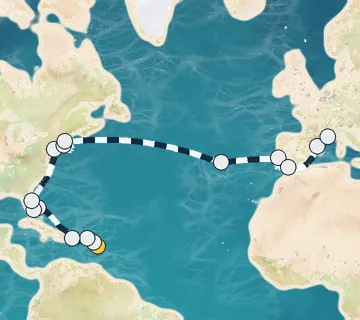 26 Night Pointe-a-Pitre to Marseille cruise