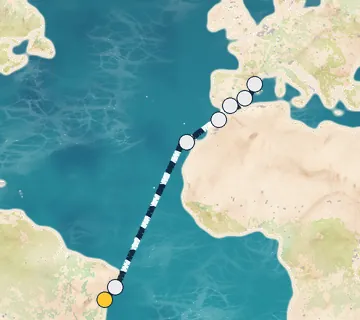 13 Night Salvador to Barcelona cruise