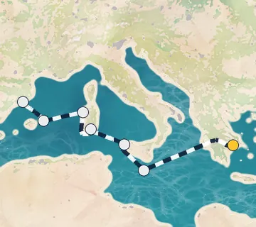 7 Night Athens to Barcelona cruise