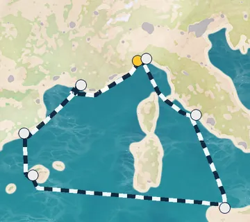 7 Night Savona to Portofino cruise