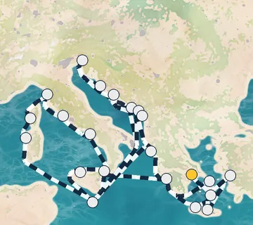 40 Night Athens to Athens cruise