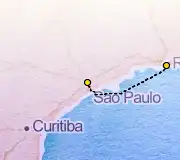 1 Night Rio to Sao Paolo cruise