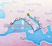 12 Night Venice to Barcelona cruise