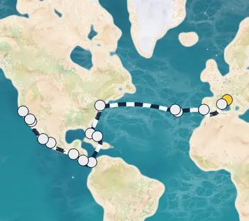 38 Night Marseille to San Francisco cruise