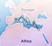 17 Night Athens to Barcelona cruise