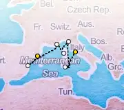9 Night Rome to Barcelona cruise