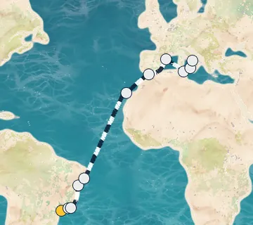 21 Night Sao Paulo to Naples cruise