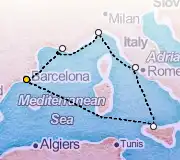 6 Night Barcelona to Barcelona cruise