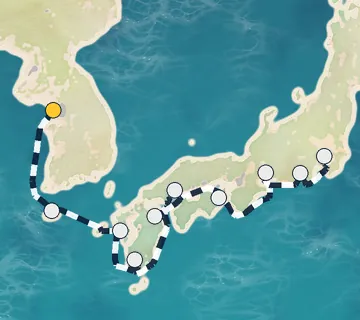 9 Night Seoul to Tokyo cruise