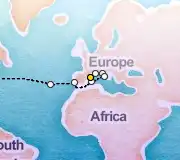 15 Night Barcelona to New York cruise