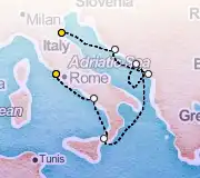 7 Night Ravenna to Rome cruise