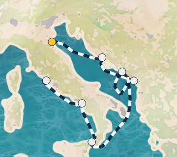 7 Night Ravenna to Rome cruise