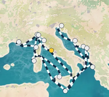24 Night Rome to Trieste cruise