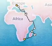 26 Night Venice to Durban cruise