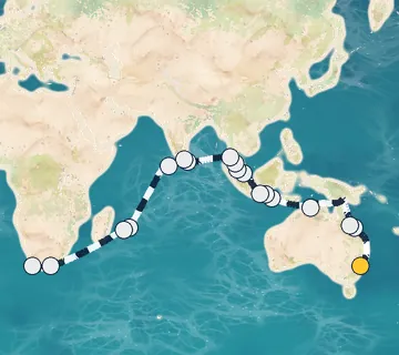 40 Night Sydney to Cape Town cruise