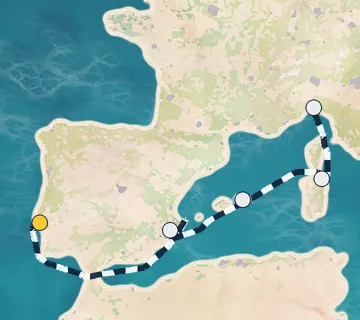5 Night Lisbon to Portofino cruise