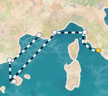 6 Night Rome to Marseille cruise